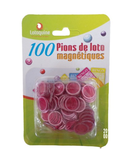 Boule de Loto magnétique + 100 pions - Initiatives Loto