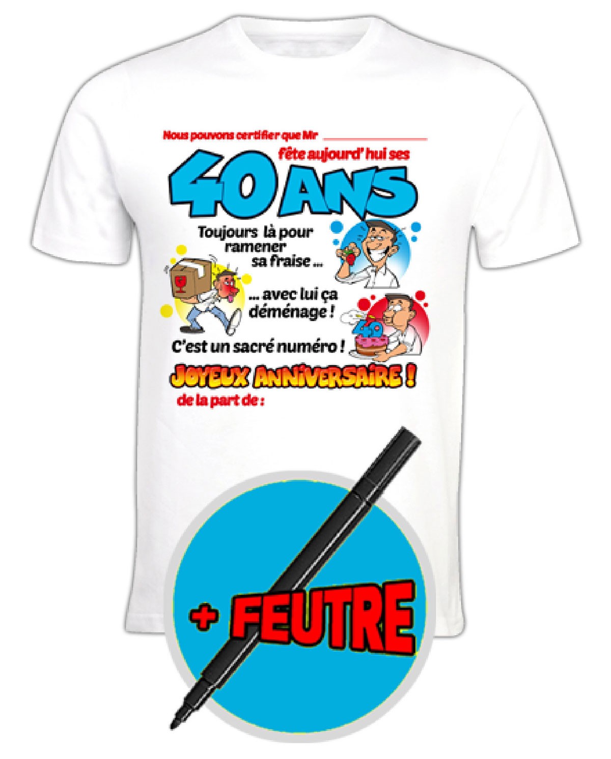 T-shirt à l'effigie du 120<sup>e</sup> anniversaire pour hommes
